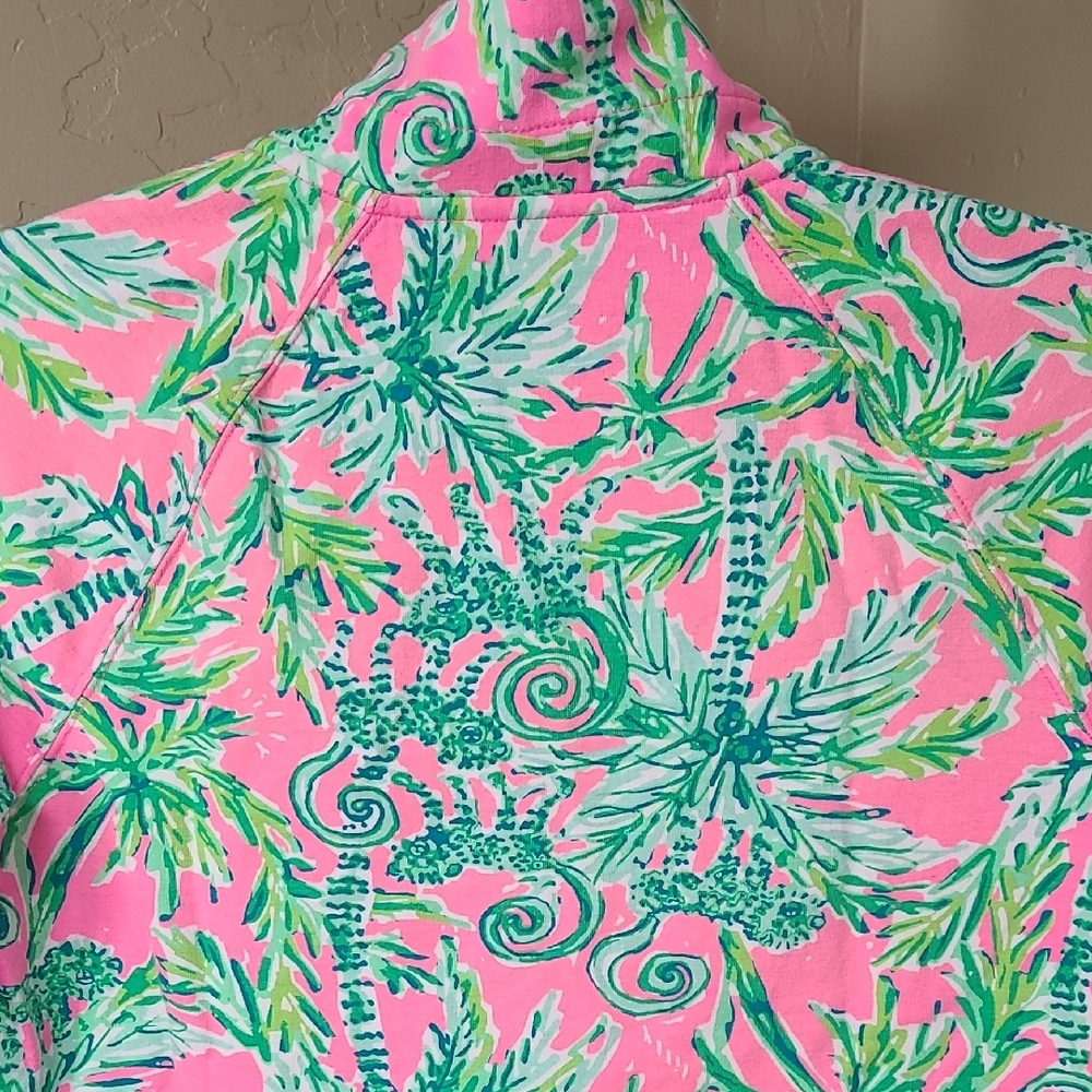 Lilly Pulitzer Skipper Popover Hangin Around Prosecco Pink UPF 50+ XS - Picture 10 of 14